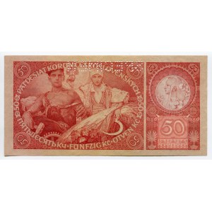 Czechoslovakia 50 Korun 1929 Specimen