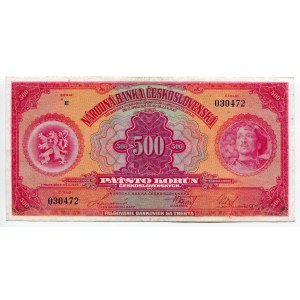 Czechoslovakia 500 Korun 1929