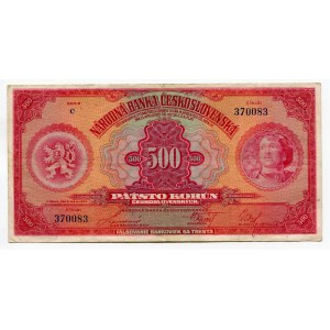 Czechoslovakia 500 Korun 1929