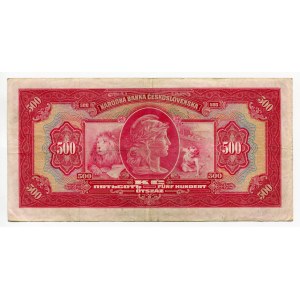 Czechoslovakia 500 Korun 1929