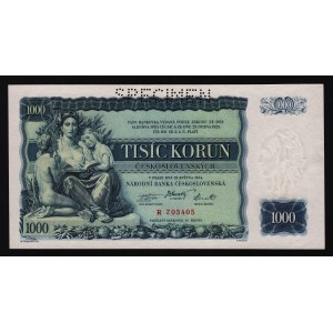 Czechoslovakia 1000 Korun 1934 Specimen