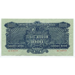 Czechoslovakia 1000 Korun 1944 Specimen