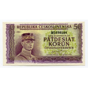 Czechoslovakia 50 Korun 1945 (ND) Specimen