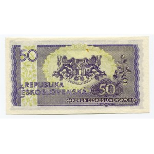 Czechoslovakia 50 Korun 1945 (ND) Specimen