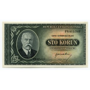 Czechoslovakia 100 Korun 1945 (ND) Specimen