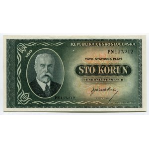 Czechoslovakia 100 Korun 1945 Specimen