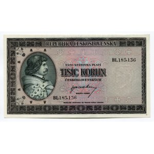 Czechoslovakia 1000 Korun 1945 (ND)