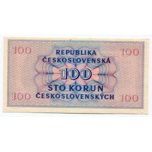 Czechoslovakia 100 Korun 1945