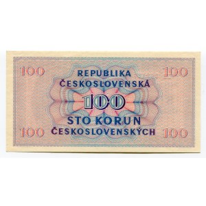 Czechoslovakia 100 Korun 1945 Specimen