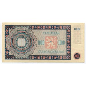 Czechoslovakia 1000 Korun 1945