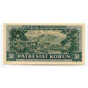 Czechoslovakia 50 Korun 1948 Specimen