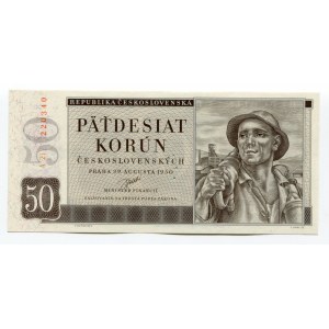 Czechoslovakia 50 Korun 1950 Specimen