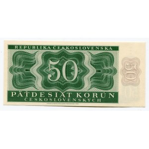 Czechoslovakia 50 Korun 1950 Specimen