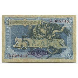 Germany - Empire 5 Mark 1904