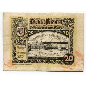 Germany - Weimar Republic Osterwieck 20 Mark 1922