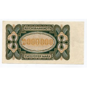 Germany - Weimar Republic 2 Millionen Mark 1923