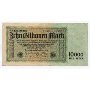 Germany - Weimar Republic 10 Milliarden Mark 1923