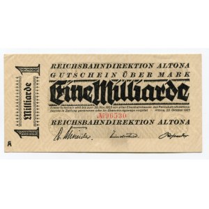 Germany - Weimar Republic 1 Milliarde Mark 1923