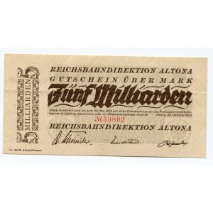 Germany - Weimar Republic 5 Milliarden Mark 1923