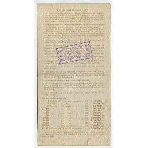 Germany - Third Reich Lottery Ticket 1 Reichsmark 1935