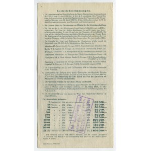 Germany - Third Reich Lottery Ticket 1 Reichsmark 1936