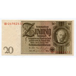 Germany - Third Reich 20 Reichsmark 1945 (1929)