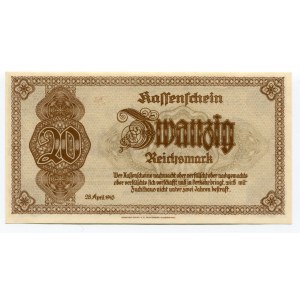 Germany - Third Reich 20 Reichsmark 1945