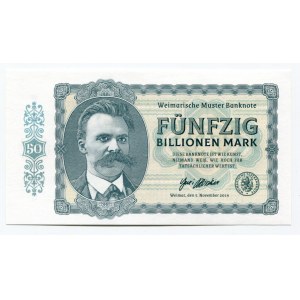 Germany - FRG 50 Billionen Mark 2019 Specimen