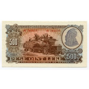 Albania 500 Leke 1957