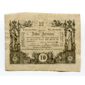 Austria 10 Kreuzer 1860