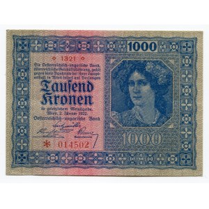 Austria 1000 Kronen 1922