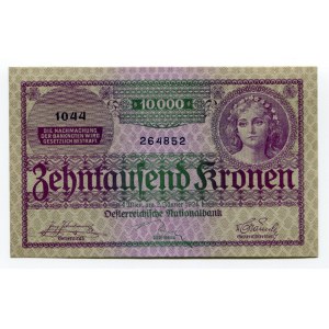 Austria 10000 Kronen 1924