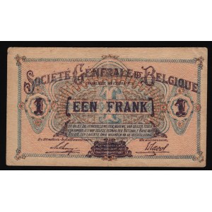 Belgium 1 Franc 1918