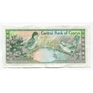 Cyprus 10 Pounds 1987