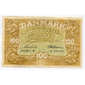 Denmark 100 Kroner 1943