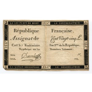 France 125 Livres 1793