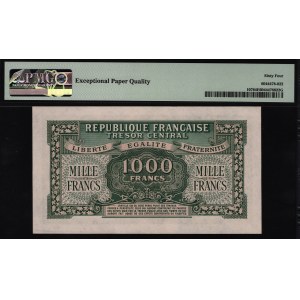 France 1000 Francs 1944 PMG 64 EPQ