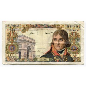 France 10000 Francs 1956