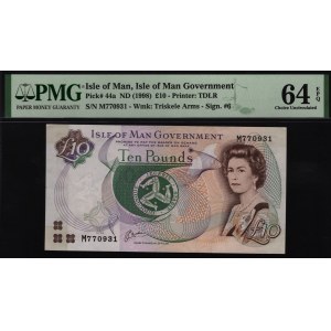 Isle of Man 10 Pounds 1998 PMG 64 EPQ