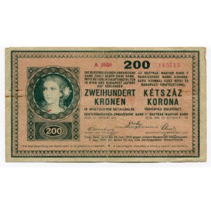 Hungary 200 Korona 1918