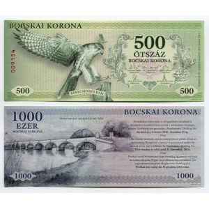 Hungary 500 & 1000 Bocskai Korona 2012