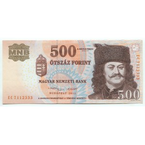 Hungary 500 Forint 2013