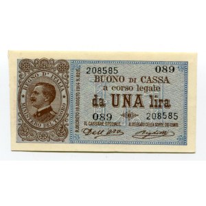 Italy 1 Lira 1914