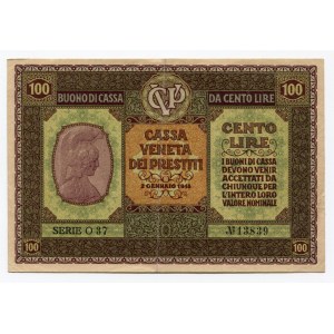 Italy 100 Lire 1918