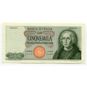 Italy 5000 Lire 1970