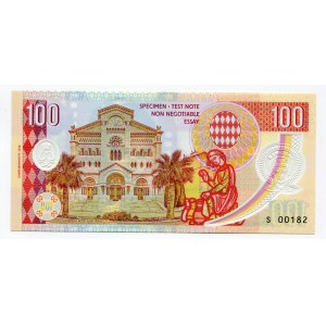 Monaco 100 Francs 2019 Specimen Grace Kelly