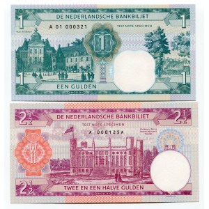 Netherlands 1 & 2-1/2 Gulden 2019 Specimen Willem I 1722-1843