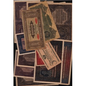 Poland 15 Banknotes 1919 - 1923