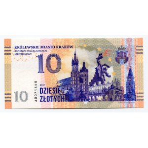 Poland 10 Zlotych 2017 Specimen Krakow