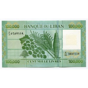 Lebanon 100000 Livres 2011